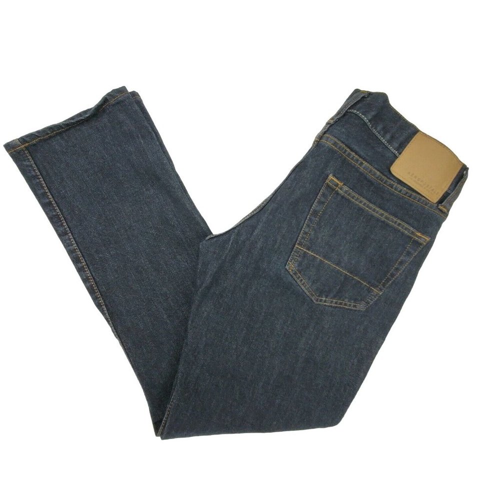 Aeropostale Womens Jeans sz 29/30 Skinny mid rise dark wash straight leg